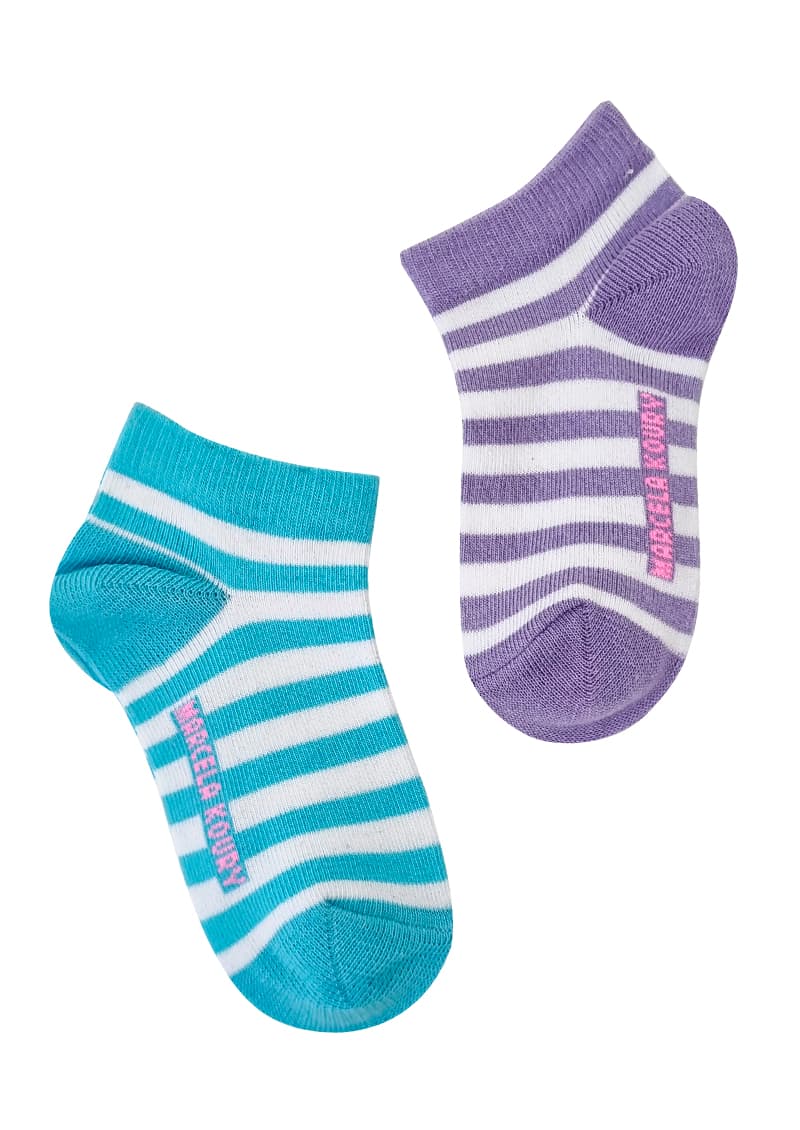 Soquete infantil Rayas