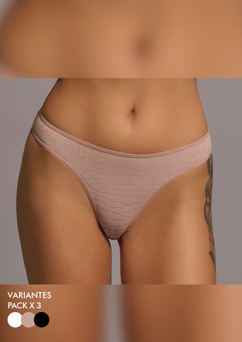 Vedetina jackard mesh Pack x3 Jennifer - Foto 1 de 1