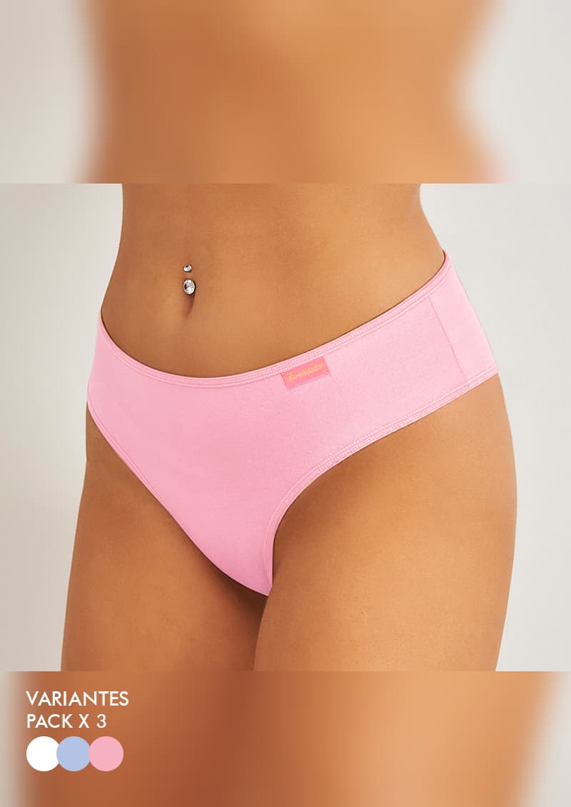 Culotte less Pack x3 Everyday Cotton - Foto 3 de 5