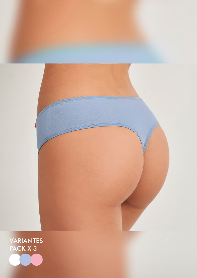 Culotte less Pack x3 Everyday Cotton - Foto 4 de 5