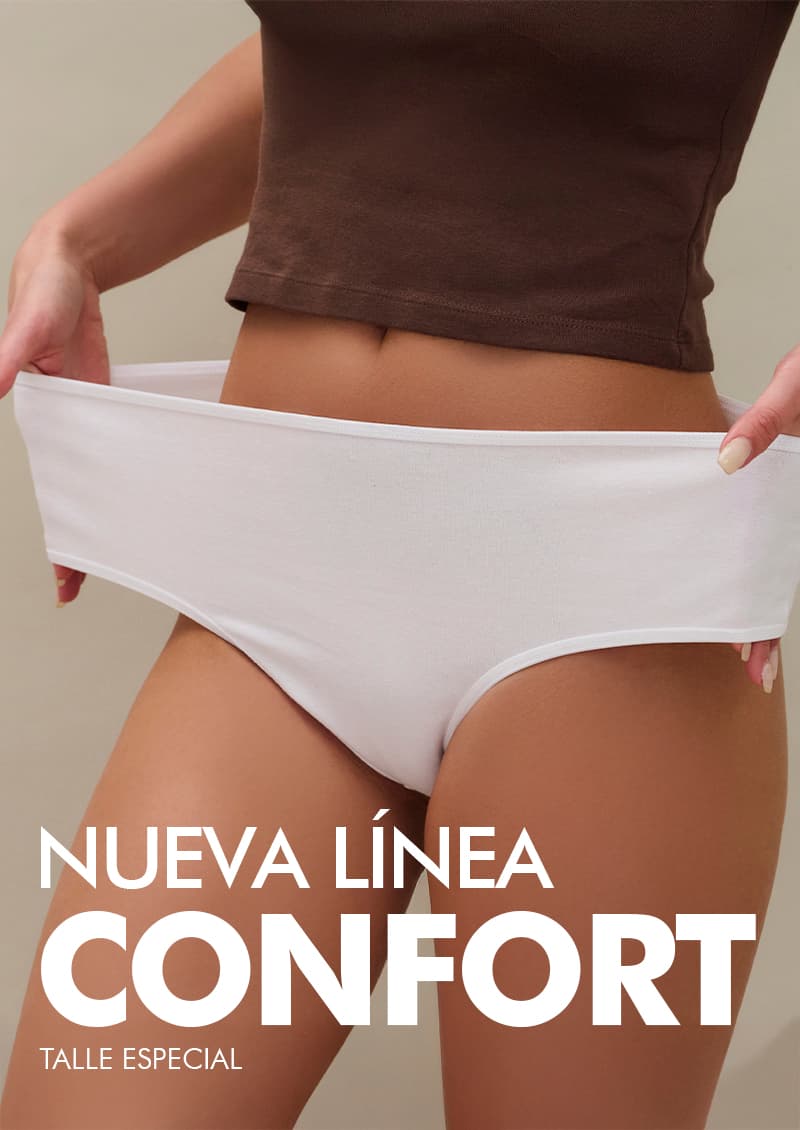 Culotte less talle especial Pack x2 Confort