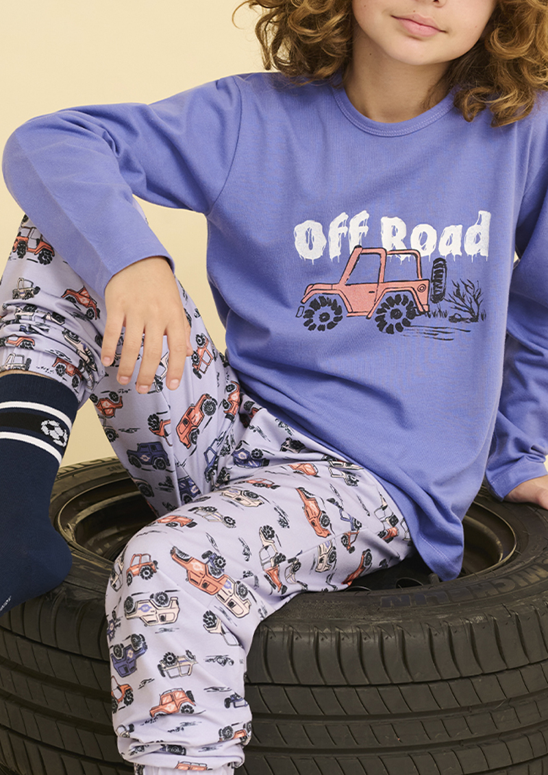 Pijama infantil Off Road - Foto 2 de 3