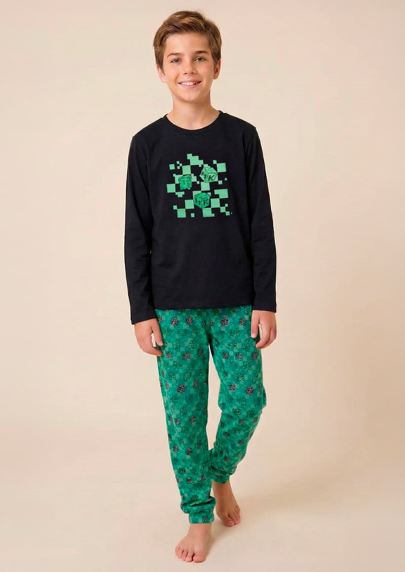 Pijama infantil manga larga Mateo - Foto 2 de 2