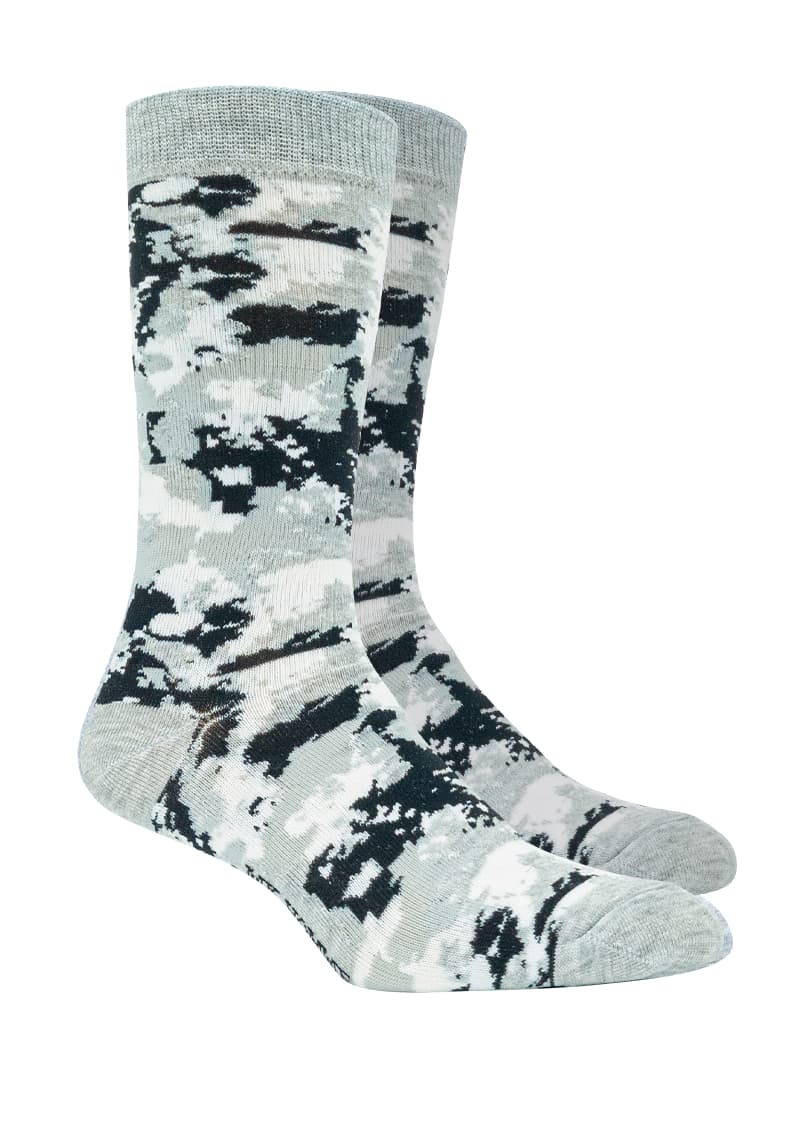 Medias media caña camuflaje army hombre en colores variados algodón - Marcela Koury