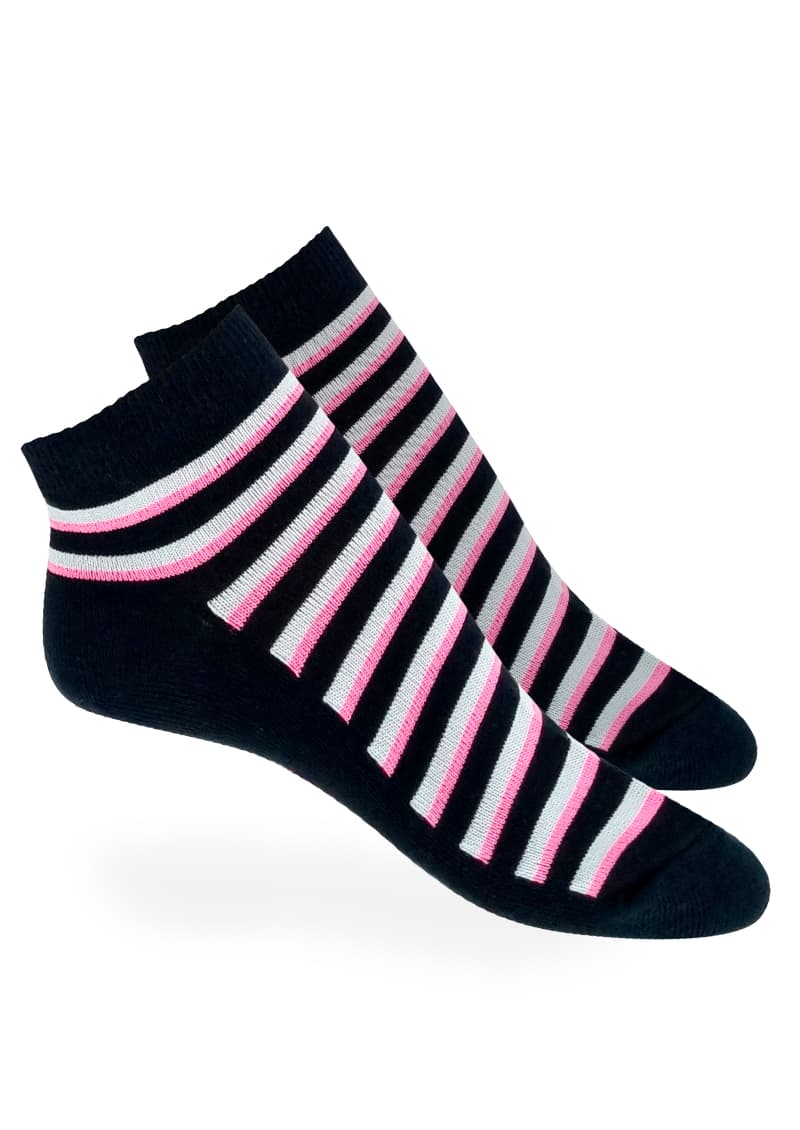 Soquete masculino rayas dos colores Power Stripes - Marcela Koury