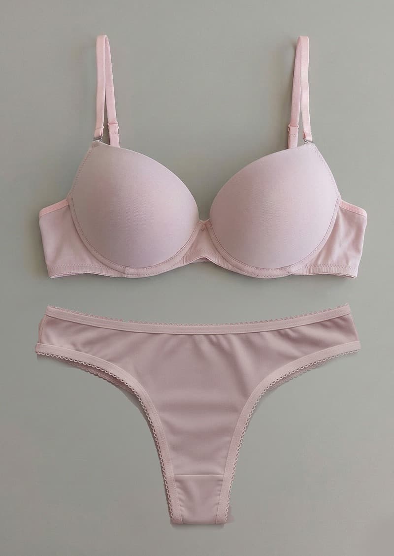 Pack 3 conjuntos ropa interior push-up colores surtidos - Marcela Koury